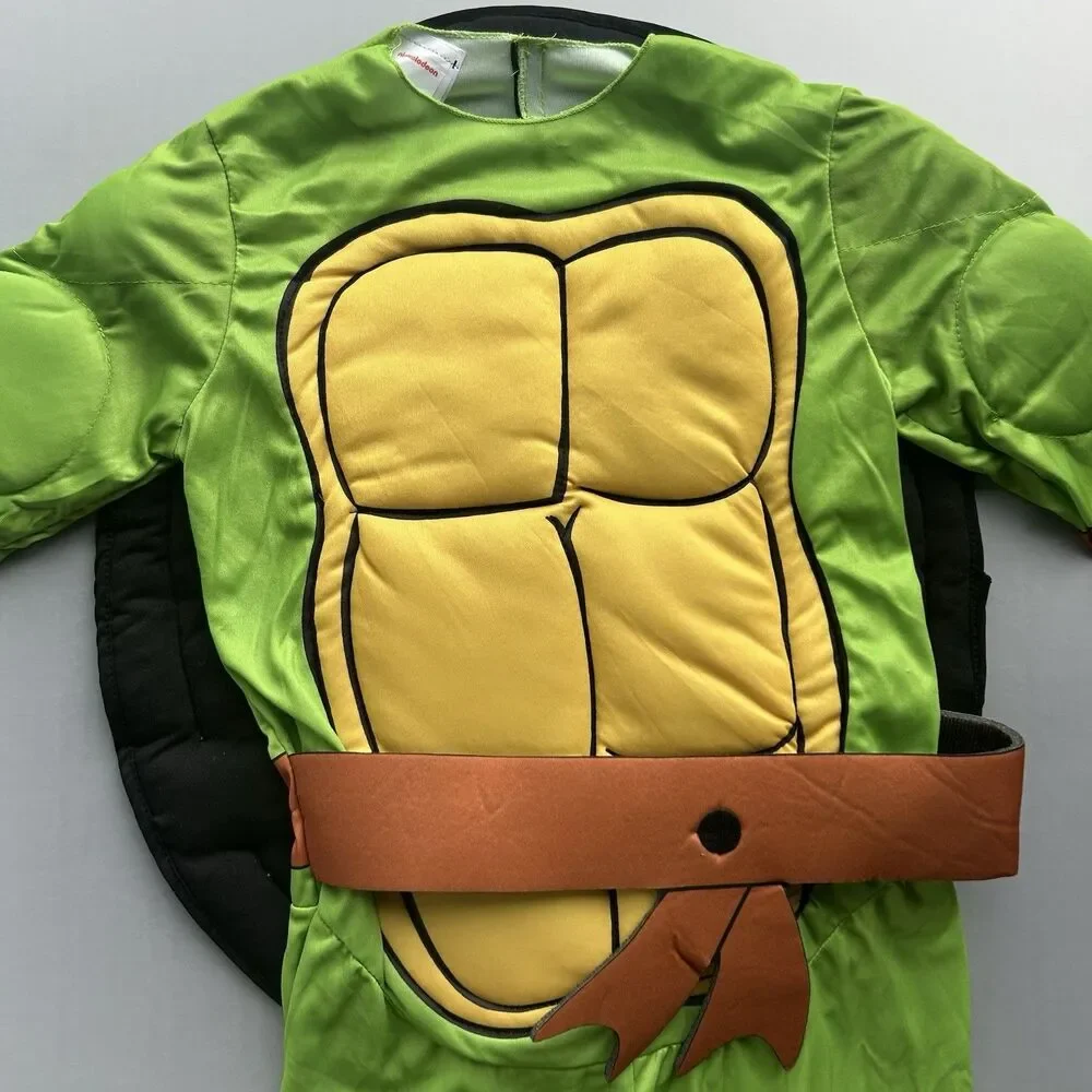 Michelangelo Teenage Mutant Ninja Turtles Halloween Costume Boys M 7-8 NO BUCKLE